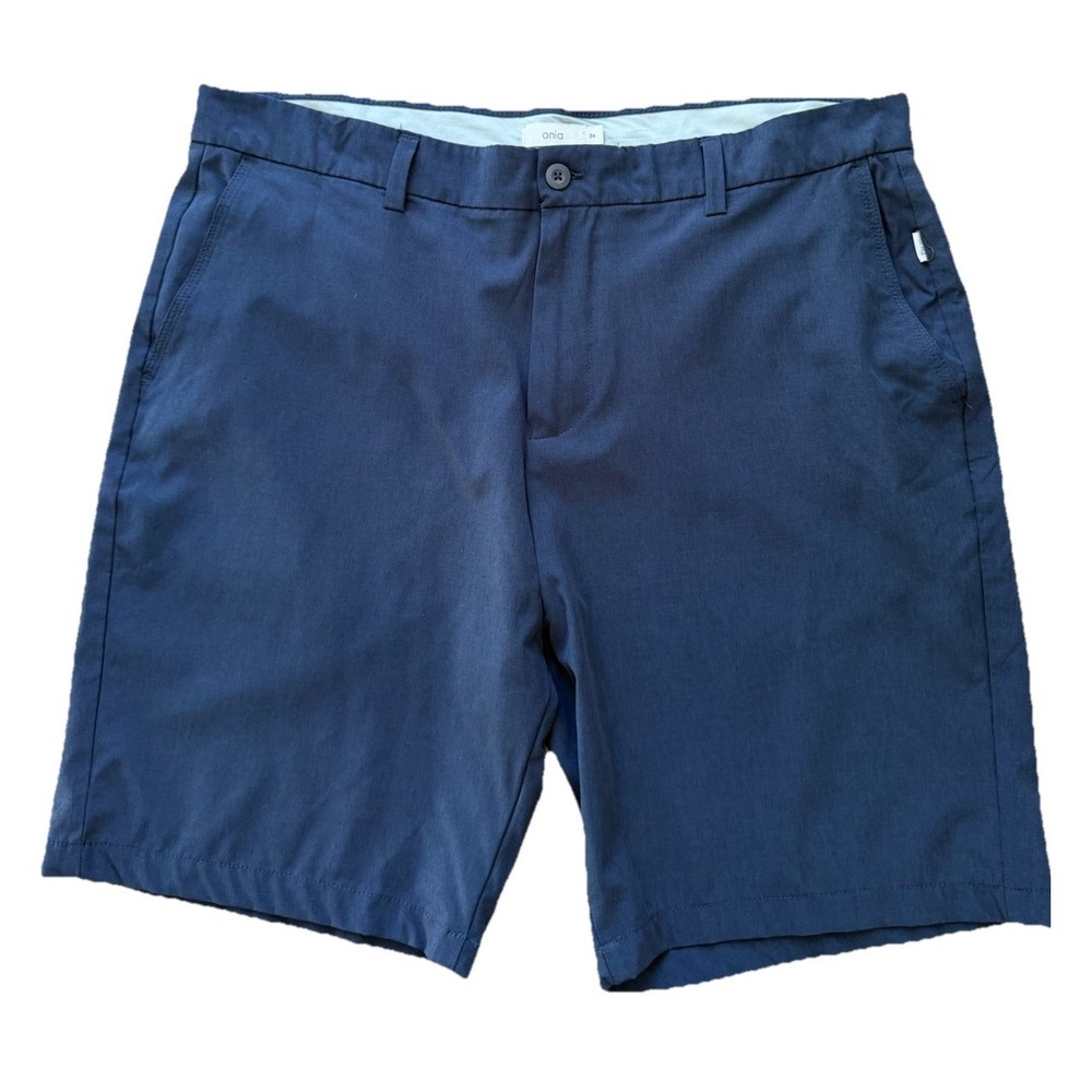 Onia Performance Golf Shorts Navy Blue Casual Men's size 36 Classic Stretch